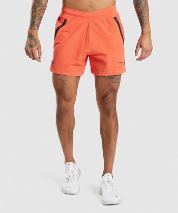 Pantalones Cortos Gymshark Apex 5" Perform Hombre Naranjas | CO 3871AHK